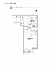 プライムアーバン西早稲田の間取り