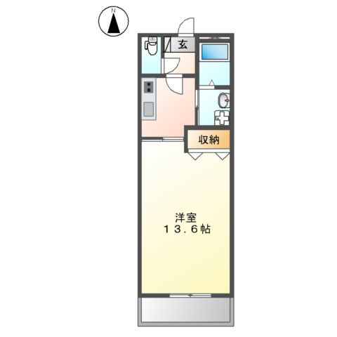 パレスサントピアⅤの間取り