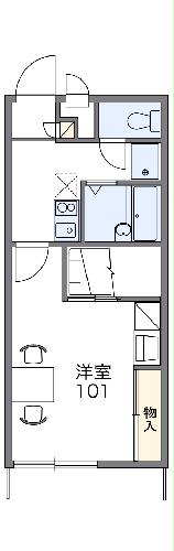 レオパレスPROVANCEの間取り