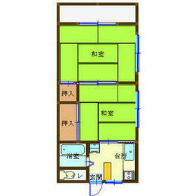 太陽マンション105棟の間取り