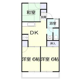 サンライズ原沢の間取り