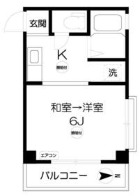 レオドラード飯塚の間取り