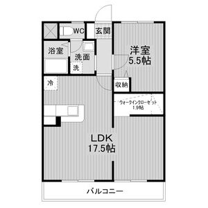 マンション稲葉の間取り