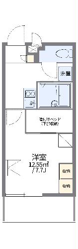 レオパレスコーラルアイルⅡの間取り