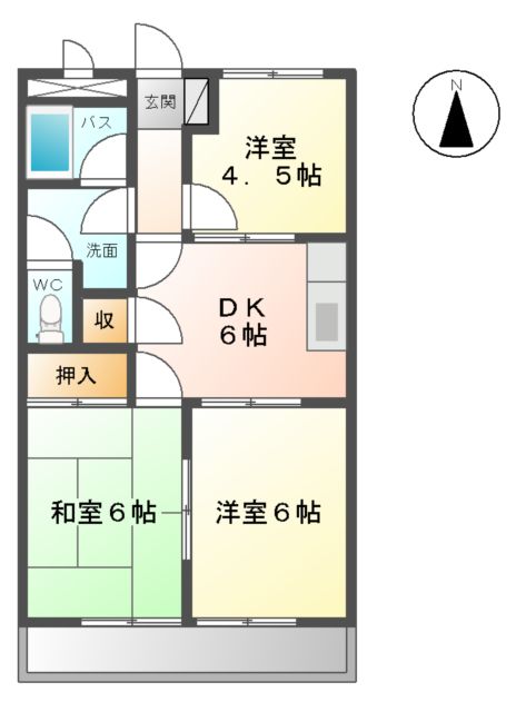 メゾンエクセルの間取り