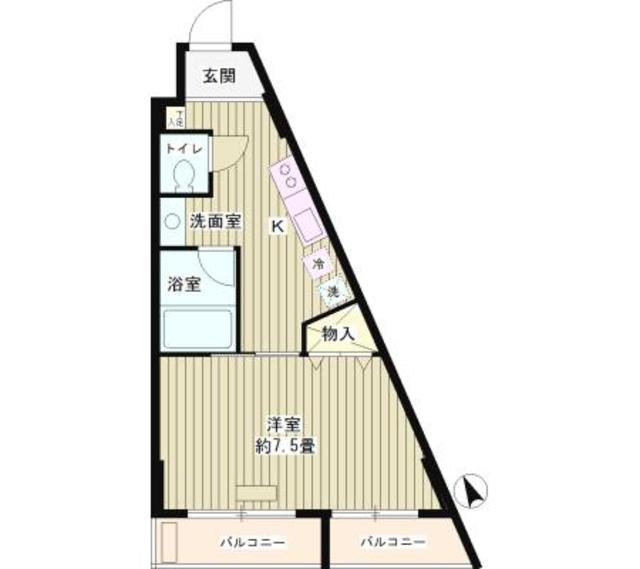メゾン武蔵野の間取り