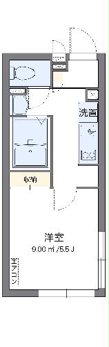 クレイノリーブス 梅屋敷の間取り