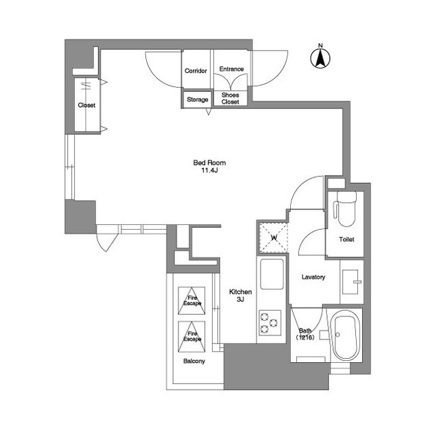 コンフォリア二番町の間取り