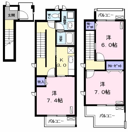 ニュー昇寿の間取り