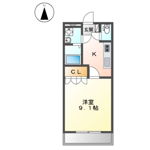 エレガントヒルズの間取り