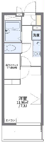 レオパレスKEIKOの間取り
