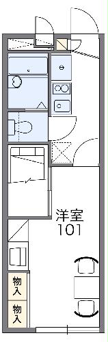 レオパレス下山の間取り