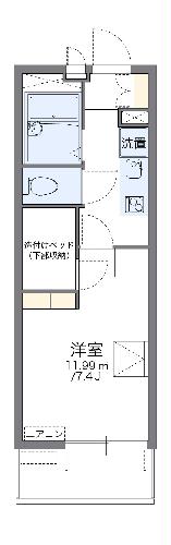 レオパレス三河豊田の間取り