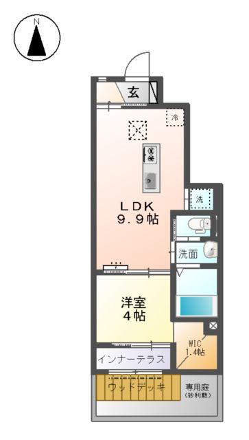 プランドール・Sの間取り