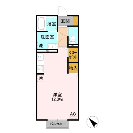 カスタリアⅥの間取り