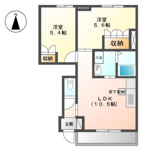 リビングストンの間取り