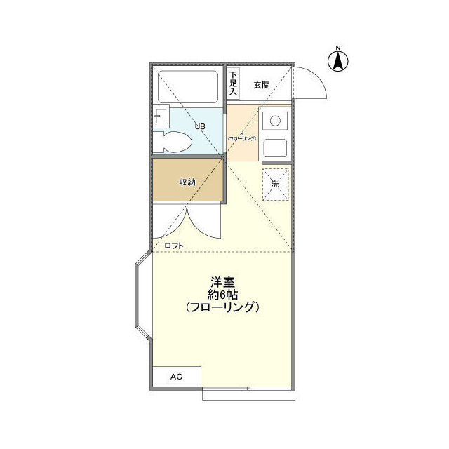 アドニス元町の間取り
