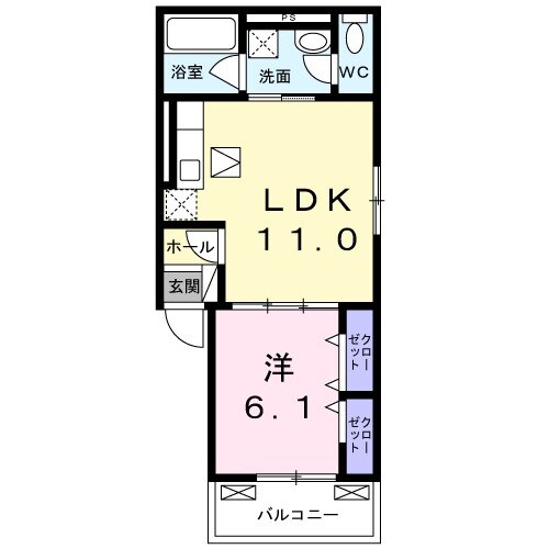 モアナレイ130ヒルズの間取り