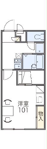 レオパレスリベラの間取り