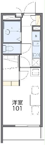 レオパレスPINEの間取り