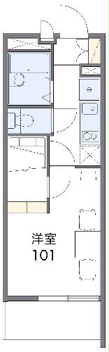 レオパレス吹田の間取り