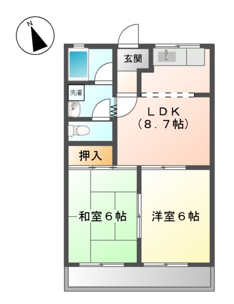 パークタウンⅠの間取り