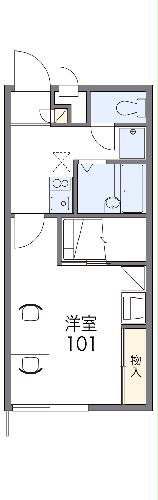 レオパレスコンフォートⅡの間取り
