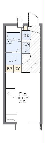 レオパレスTAKA デルタの間取り