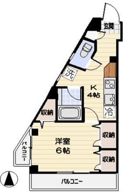 ロマネあけぼのの間取り
