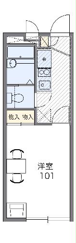 レオパレスKAWASHIの間取り