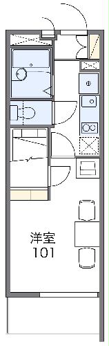 レオパレスヨロズヤGの間取り