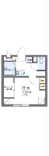 レオパレスヒビキの間取り