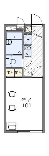 レオパレスシャンテの間取り