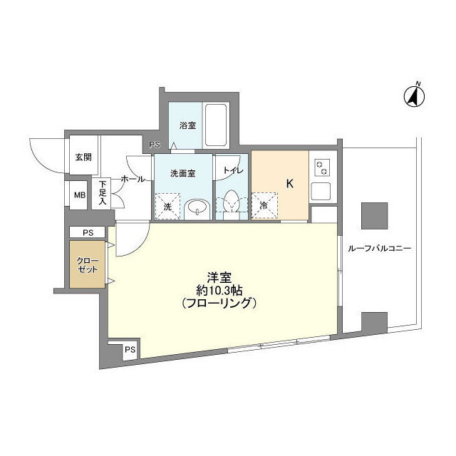 プレール学芸大学参番館の間取り