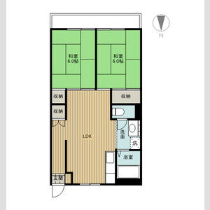 ハイツ穂積の間取り