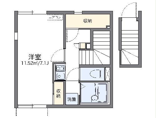 レオネクストユリの間取り