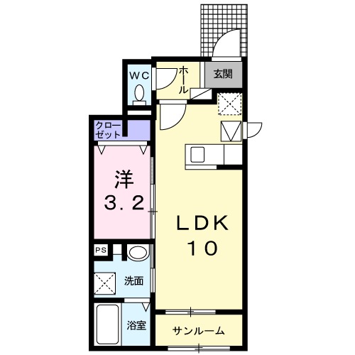 ヴィオラの間取り
