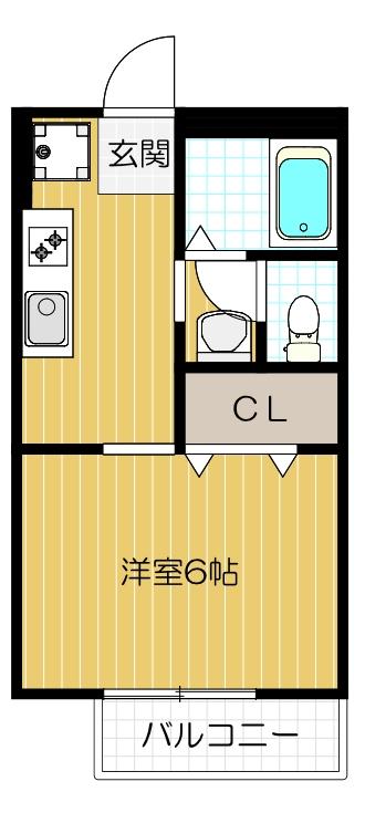 イーストシティの間取り