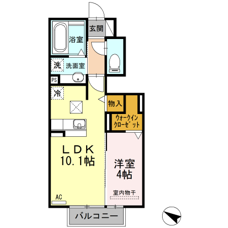 エトワール ソレイユの間取り
