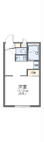 レオパレスモーニングライトの間取り