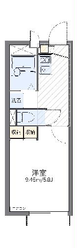 レオパレスドゥ リジェールの間取り