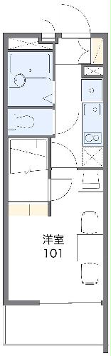 レオパレスＡＮＮＥＸタチバナの間取り
