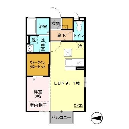 ボナールゲンキの間取り