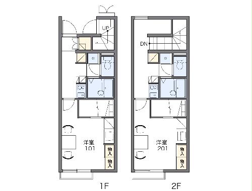 レオパレスグランドールの間取り