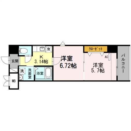 ラフィネの間取り