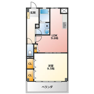 グレーシアHIROの間取り