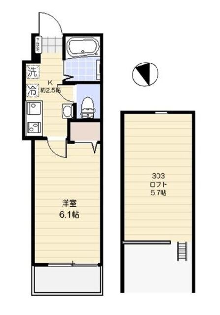 アリロッセ赤羽の間取り