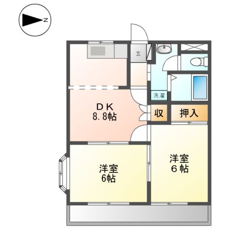 シーガルⅢの間取り