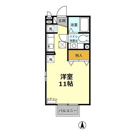 サン モナリエの間取り