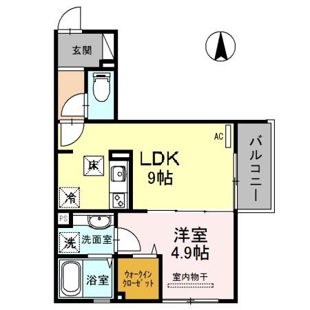 アリエッタ牧落の間取り